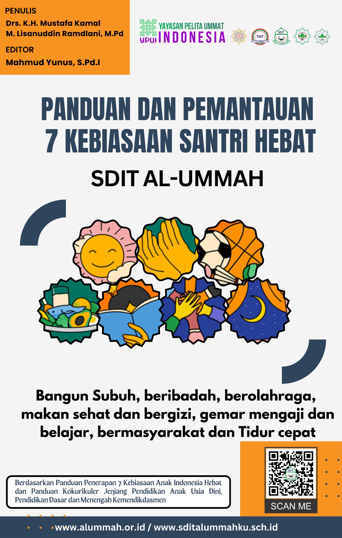 Cover buku Panduan dan Pemantauan 7 Kebiasaan Santri Hebat SDIT Al-Ummah